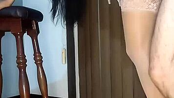 Posing As Nurse For Homemade Blowjob And Fuck Service