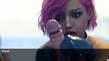 dive into red sakura mansion gameplay with public pussy play and big cock action! 😈