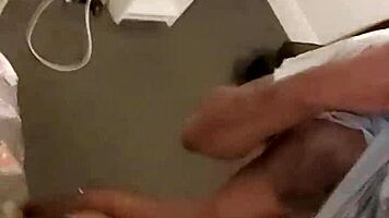 skinny teen 18+ rides big black cock doggystyle at home 😏