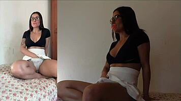 Hey, can you believe this mommy pacifier regression with a latina slut?