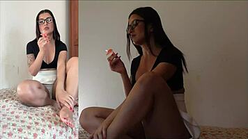 Hey, can you believe this mommy pacifier regression with a latina slut?