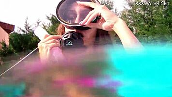 I use purple dildo underwater, it's so fun!