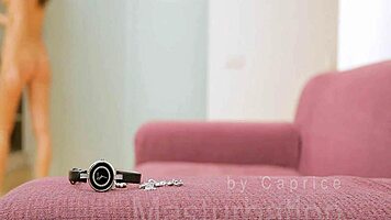 Legal Age Teen Stretches Tight Pussy