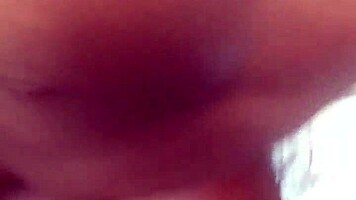 Homemade Doggystyle with Ebony Teen Bent Over for Deep Slow Thrusting