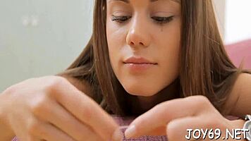 Legal Age Teen Stretches Tight Pussy