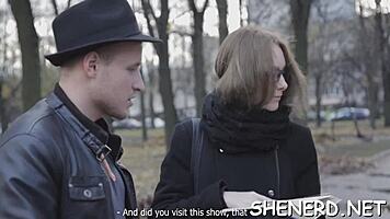 Hey, wanna see me smash this nerdy girlfriend with glasses?