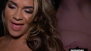 busty bleached blonde asian slut luna gets fucked pov style