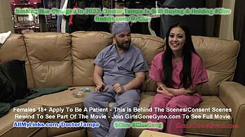 Hottie Blaire Celeste Becomes Human Guinea Pig For Doctor's Urethral Stimulation In Florida Hospital With Latex And Gloves