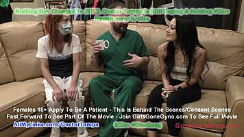 Hottie Blaire Celeste Becomes Human Guinea Pig For Doctor's Urethral Stimulation In Florida Hospital With Latex And Gloves