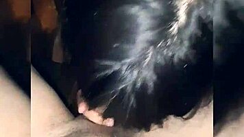 teen sucking cock quick before boyfriend arrives