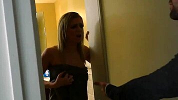 Naughty Stepsis Facial Fuck