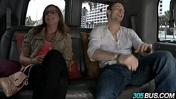 nerdy girl with big ass rides the bus