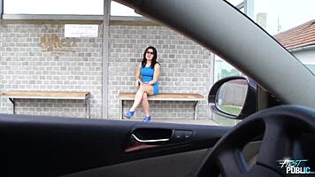 Public Deepthroat Action with Young 18+ Wendy Moon