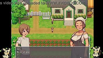 Wow, Hentai Game Countryside Life Gets Wild! Bathroom Blowjobs and Shower Action?