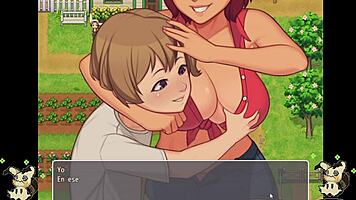Wow, Hentai Game Countryside Life Gets Wild! Bathroom Blowjobs and Shower Action?