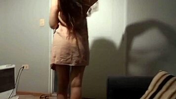 I walk in towel in front of my brother-in-law and we end up fucking with big cock and monster cock