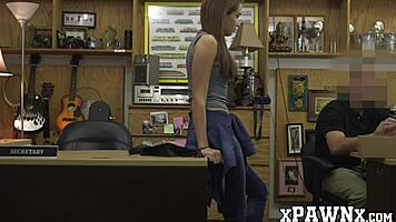 Pretty Woman Fucks Before Pawning Her Stuff For Extra Money