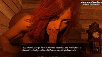 Hot redhead girlfriend sucks big cock?