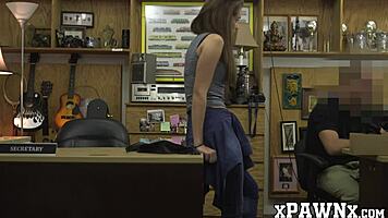 Pretty Woman Fucks Before Pawning Her Stuff For Extra Money