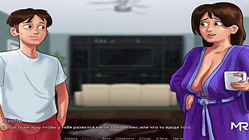 in summertimesaga, the first slit you see is in episode 1 scene 37