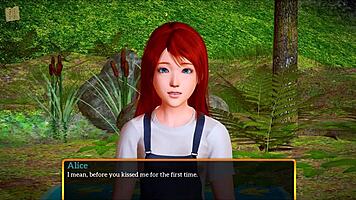 teen with small tits in erotic cartoon game