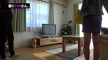 Director asks, 'Want this erect dick?' to the tall OL