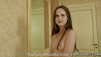 virgin abel rugolmaskina masturbates with beautiful smile in erotic solo striptease