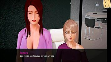 My New Family Explores 3D Adventures With Redhead And Big Tits