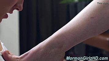 Hairy Mormon Teen 18+ Rides Cock in Missionary POV Hardcore Amateur Action