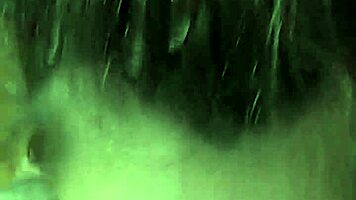 Candie Cross Kneels For A Facial Treatment Session