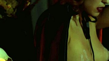 i'm the sexy devil putting hot wax on my big clit and nipples oops