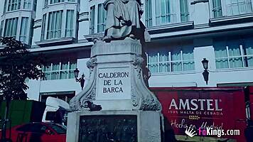 Rosie debuts porn with old guy watching her bubble butt bounce.