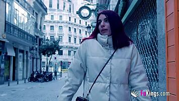 Rosie debuts porn with old guy watching her bubble butt bounce.