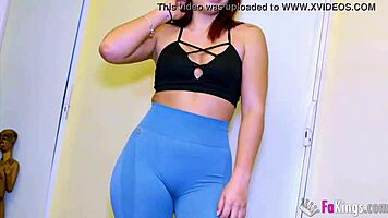 Rosie debuts porn with old guy watching her bubble butt bounce.