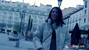 Rosie debuts porn with old guy watching her bubble butt bounce.