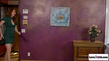 Babysitter Gets Fingered By Busty Milf And Girlfriend!