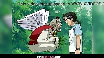 Sweet virgin pussy fucked and fingered in hentai.