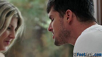 petite babe's toes get cummed in erotic scene