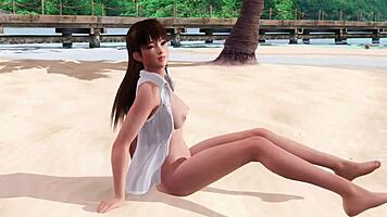 doa5 lei fang gravure studio close-up teasing