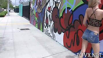 Lovely Amanda Tate Showcases Her Talents In An Engaging Scene