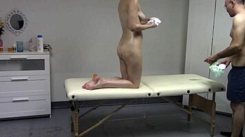 Bubble butt Sailor Luna fucked hard by pervy masseuse