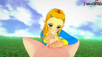 Rescuing Zelda Turns into Wild Fucking in Breath of the Wild