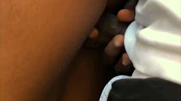 I fucked my big-ass new neighbor in the backyard, giving her a cumshot on those big tits.