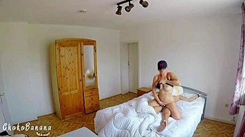 Stepsister Coming Back Home After Workout With Monster Cock