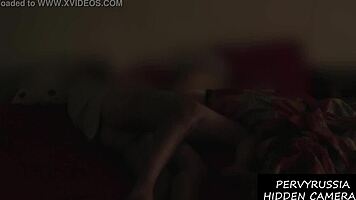 Step-brother hides cam and fucks teen step-sister