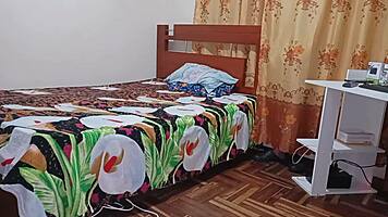 yo, caught my aunt moaning while touching herself, so i helped her out!