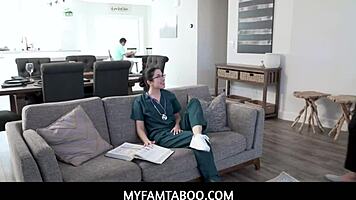 hot teen medical student seduces old family friend
