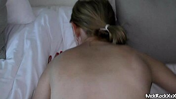 kinky strapon babe hints at wild double penetration