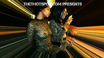 Ebony Teens Banged In Gangbang With Monster Black Cocks