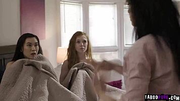 Reagan Foxx Guides Girlfriends In Intimate Session